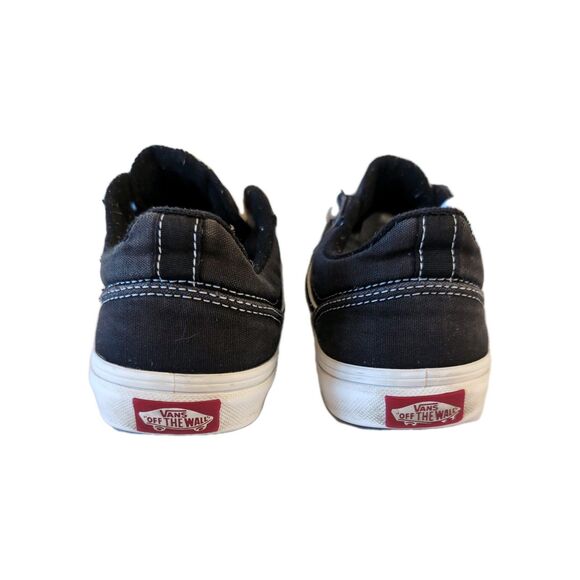 VANS Women's Off the Wall Shoes, Size 6.5 In Black And White - Picture 7 of 9